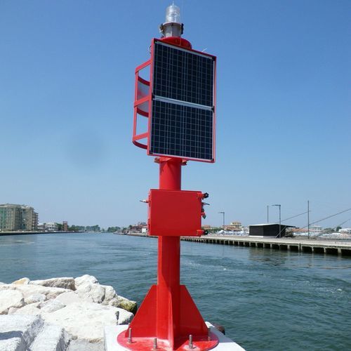 Beacon buoy - Land  - Resinex Trading s.r.l. - for terminals / galvanised steel / yellow