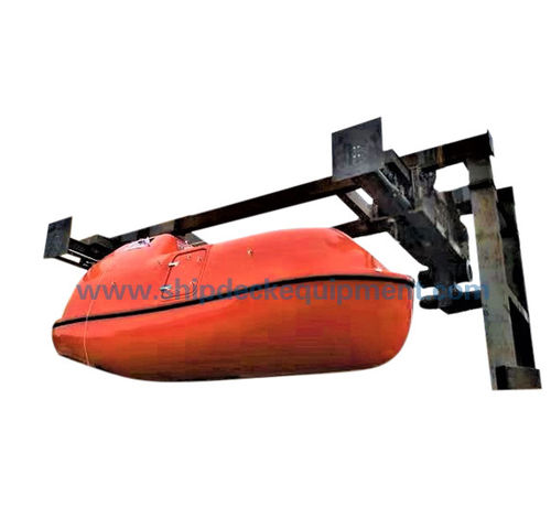 Lifeboat davit - JYSG140 - Zhongyuan Ship Machinery Manufacture (Group) Co., - hydraulic / ceiling