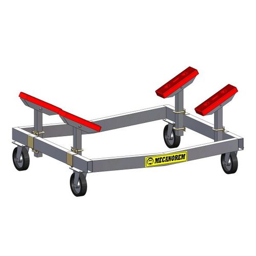Boat cradle - SERIE B.R. / STOCKBER - MECANOREM - mobile / fixed
