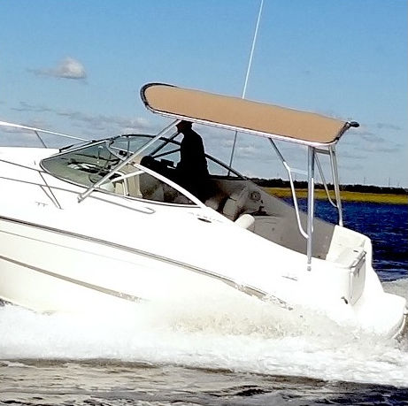 Boat Bimini top - 363.07 series - MAVIMARE - helm station