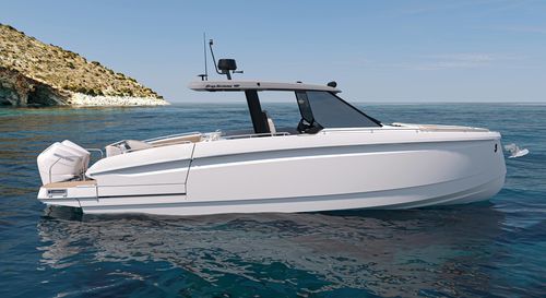 Inboard express cruiser - Gran Turismo 40 Open - Bénéteau Motorboats - open / outboard and sterndrive / 1-cabin