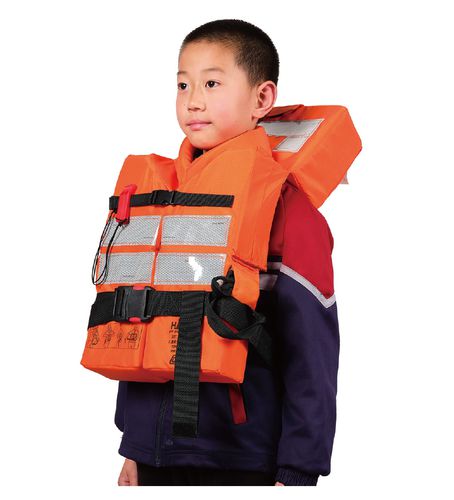 Foam life jacket - HXY-C2 - Haixing Maritime Electric Group - 90 N / child's / orange