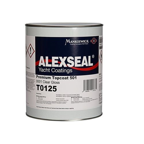 Topcoat paint - Premium Topcoat 501 - Alexseal Yacht Coatings - high-gloss