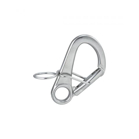 Ship hook - 0508366 - Marine Town Inc. - quick-release / with eye / single