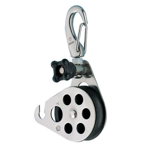 Single block - 31031 - Wichard - snatch / with swivel snap shackle / max. rope ø 6 mm