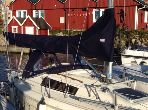 Sailboat protective cover - KAPELL ANNAT - sail / boom / black