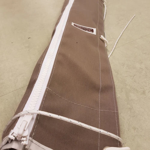 Sailboat protective cover - Genoa  - KAPELL ANNAT - sail / brown