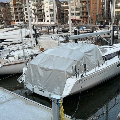 Boat winter cover - KAPELL ANNAT - cockpit / PVC / black