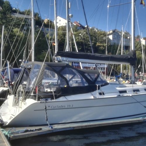 Sailboat cockpit enclosure - Cyclades 39.3 - KAPELL ANNAT - for Beneteau