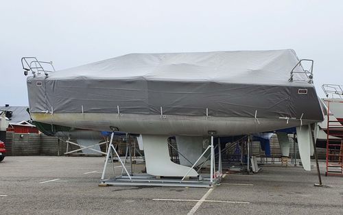 Sailboat winter cover - Dehler 29 Skrovkapell - KAPELL ANNAT - rig / for hulls / gray