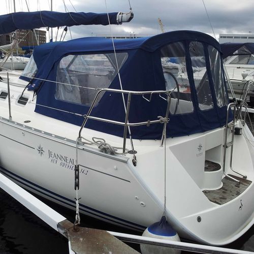 Sailboat cockpit enclosure - Sun Odyssey 34.2 - KAPELL ANNAT - for Jeanneau