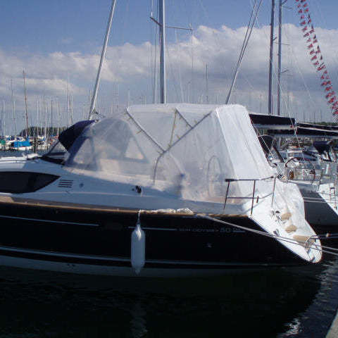 Sailboat cockpit enclosure - Sun Odyssey 50 DS XXXL - KAPELL ANNAT - for Jeanneau