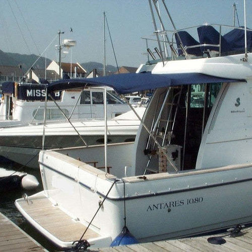 Boat sun awning - Antares 1080 - KAPELL ANNAT - cockpit / blue / for Beneteau
