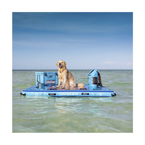 Swim platform - iROCKER - floating / marine