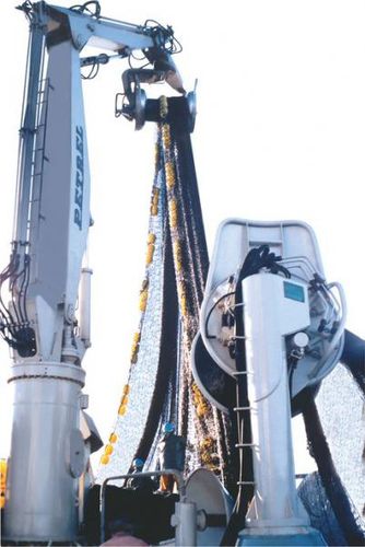 Ship crane - NCS series - Petrel International - for decks / articulated