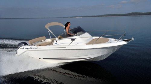 Outboard day cruiser - Cap-Ferret 652 Integral Line - B2 marine - open / center console / 6-person max.