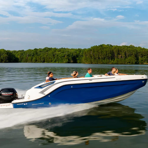 Outboard deck boat - DX2200 - Bayliner - open / bowrider / side console