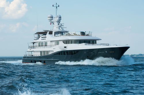 Cruising mega-yacht - GENE MACHINE  - Amels - wheelhouse / custom / multi-purpose aft deck