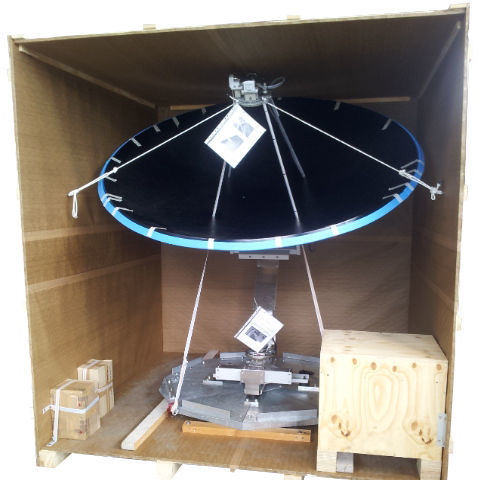C-band antenna - 200 - Nautisat srl - for ships / radome / parabolic