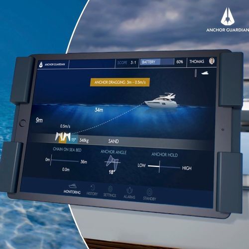 Boat surveillance and alarm system - Swiss Ocean Tech - for yacht / multi-function / mooring