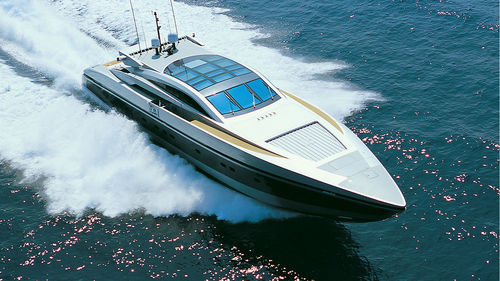 Cruising super-yacht - ASTARTE - Baglietto spa - wheelhouse / 4-cabin / planing hull