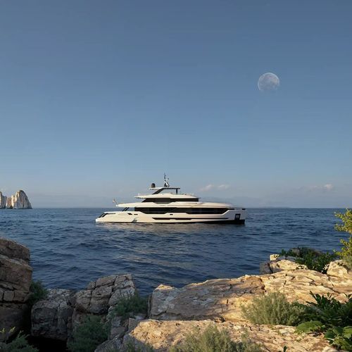 Cruising super-yacht - DOM133 - Baglietto spa - wheelhouse / displacement / aluminum