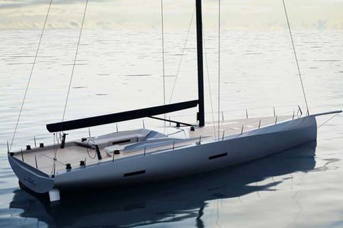 Cruising sailing yacht - M72 - Mylius Yachts - with open transom / with bowsprit / twin steering wheels