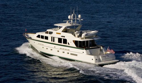 Fishing motor yacht - LADY PAT - Burger Boat Company - flybridge / 3-cabin / semi-displacement hull