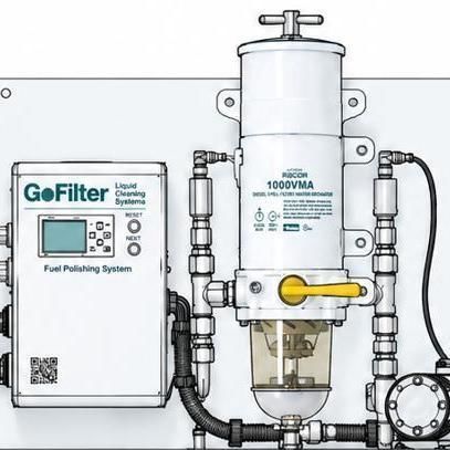 Diesel fuel polishing system - GOF 1800 - GOFILTER D&S GMBH - for ships / automatic