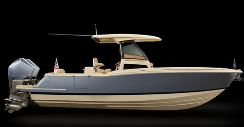 Outboard center console boat - CATALINA 28 - Chris Craft - twin-engine / sundeck / with T-top