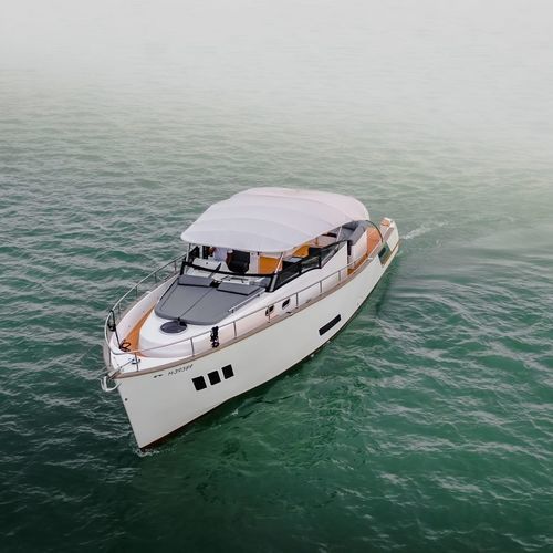 Inboard express cruiser - 450 Cabrio - PELSOLUTIONS - electric / twin-engine / open
