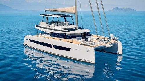 Catamaran sailing yacht - FP55 - Fountaine Pajot Catamarans - charter / 4-cabin / 5-cabin