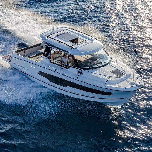 Outboard cabin cruiser - MERRY FISHER 795 - Jeanneau - Motorboats - hard-top / with enclosed cockpit / sport-fishing