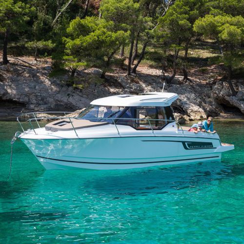 Outboard cabin cruiser - MERRY 795 - Jeanneau - Motorboats - hard-top ...