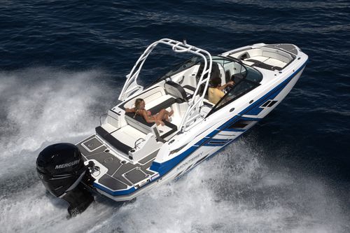 Outboard deck boat - M-45 - Monterey Boats - dual-console / open / bowrider