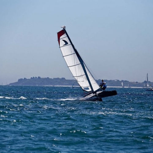 Recreational sport catamaran - TWINCAT 15 - 2win - instructional / double-handed / single-trapeze