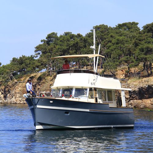 Inboard trawler - 36 - Rhea Marine - diesel / flybridge / wheelhouse