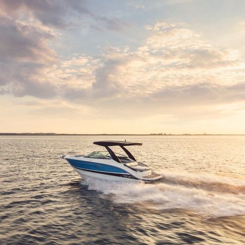 Inboard runabout - SLX 260 - Sea Ray - dual-console / bowrider / open