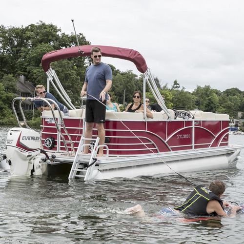 Outboard pontoon boat - 818 Cruise - Sylvan Pontoons - 8-person max.