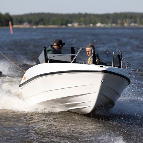 Outboard runabout - 480  - Terhi Oy - dual-console / open / ski