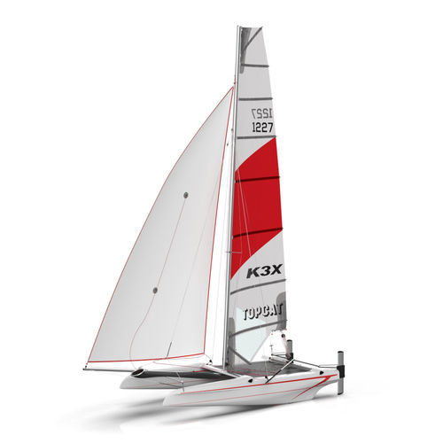 Recreational sport catamaran - K3X - Topcat - regatta / single-handed / double-handed