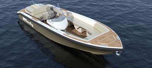 Inboard yacht tender - SR26 - Windy - single-engine / side console / open