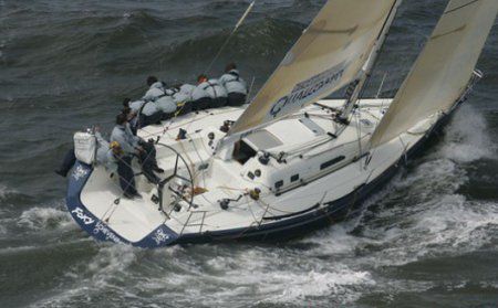 Racing sailboat - IMX 40 - X-Yachts - 2-cabin / with center cockpit ...