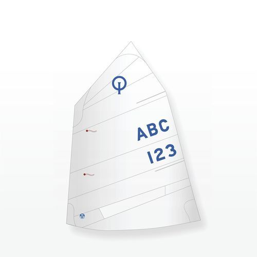 Mainsail - North Sails Sailmaking - for sailing dinghies / polyester / Optimist