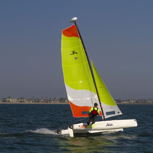Recreational sport catamaran - T1  - Hobie Cat USA - instructional / multiple / single-trapeze