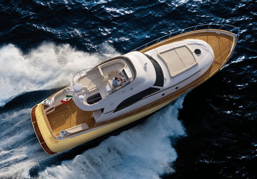 High-speed motor yacht - DOLPHIN 54' FLY - Mochi Craft - downeast / flybridge / 3-cabin