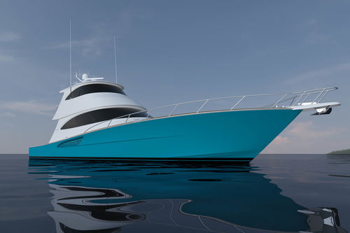 Sport-fishing motor yacht - 70 EB - Viking Yachts - modern / with enclosed flybridge / with deck saloon