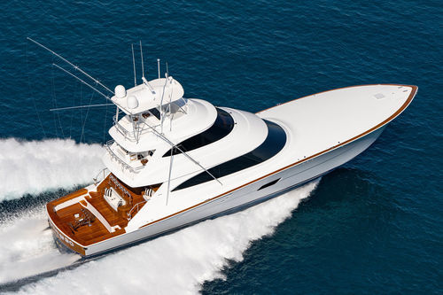 Sport-fishing motor yacht - 90 SB - Viking Yachts - convertible / with enclosed flybridge / center console
