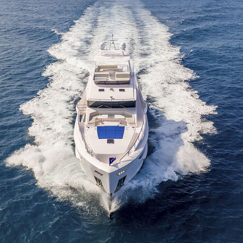 Cruising super-yacht - FD100 Tri-deck - Horizon - flybridge / wheelhouse / 7-cabin