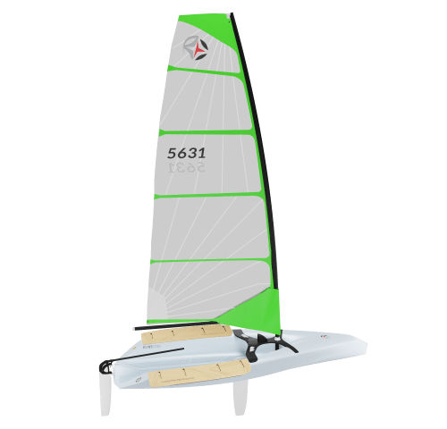 Single-handed sailing dinghy - PORTSTAR - Laser Performance - skiff / regatta / double-trapeze